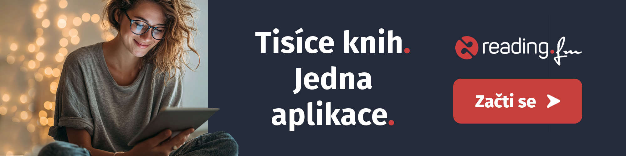 Tisíce knih. Jedna aplikace.