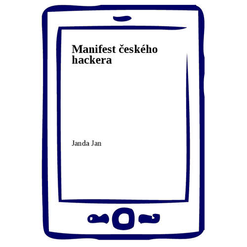 E-kniha Manifest českého hackera - Jan Janda - 