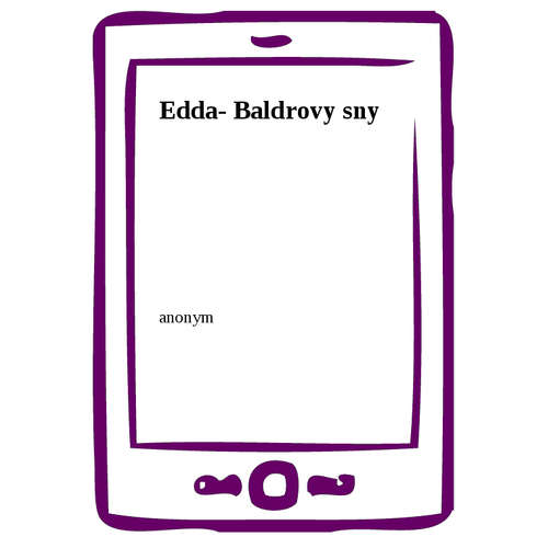 E-kniha Edda- Baldrovy sny - anonym - 