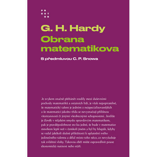 E-kniha Obrana matematikova - G. H. Hardy - 