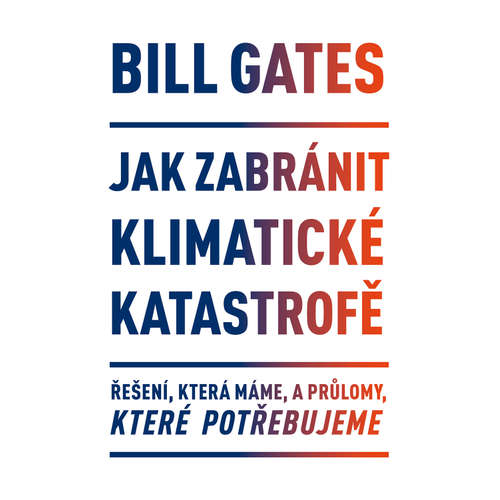 E-kniha Jak zabránit klimatické katastrofě - Bill Gates - 